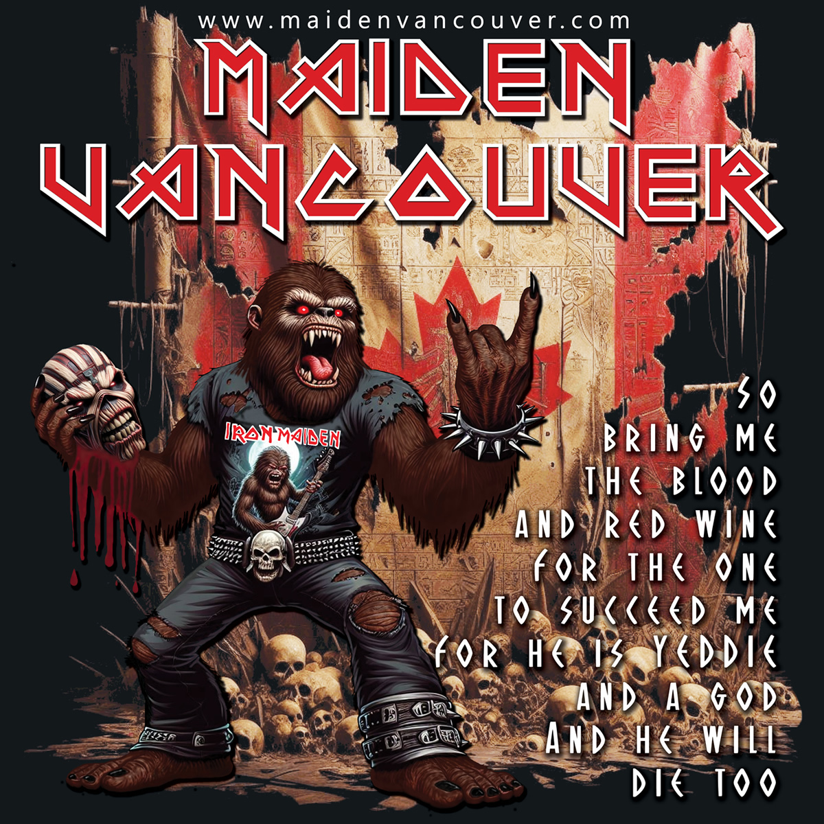 Maiden Vancouver T-Shirt 2